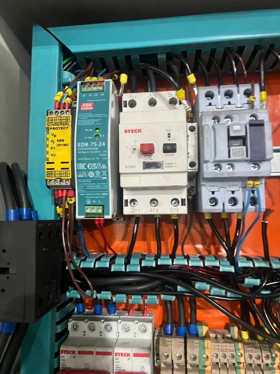 Painel elétrico e chave de partida de compressor de ar